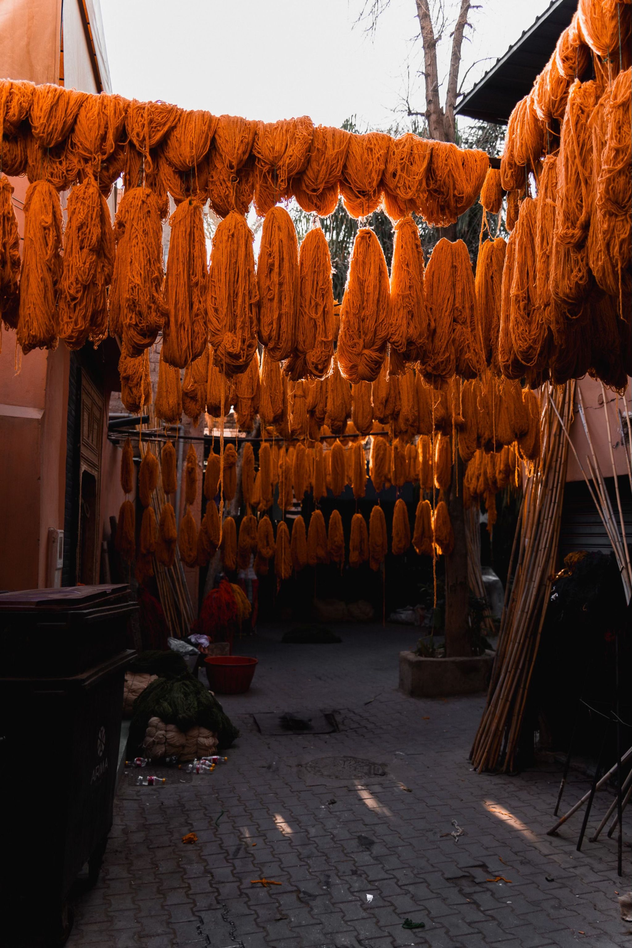 Dyers' Alley in Souk des Teinturiers