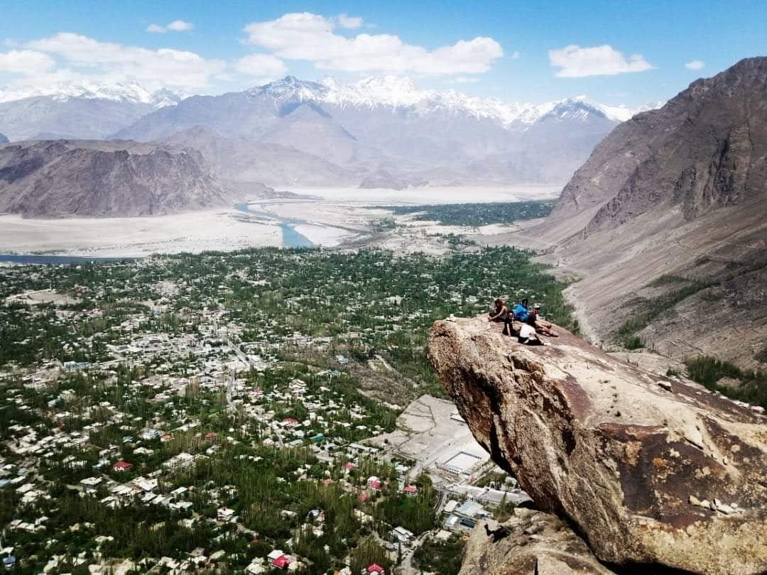 Manthal rock Skardu (City View Point)