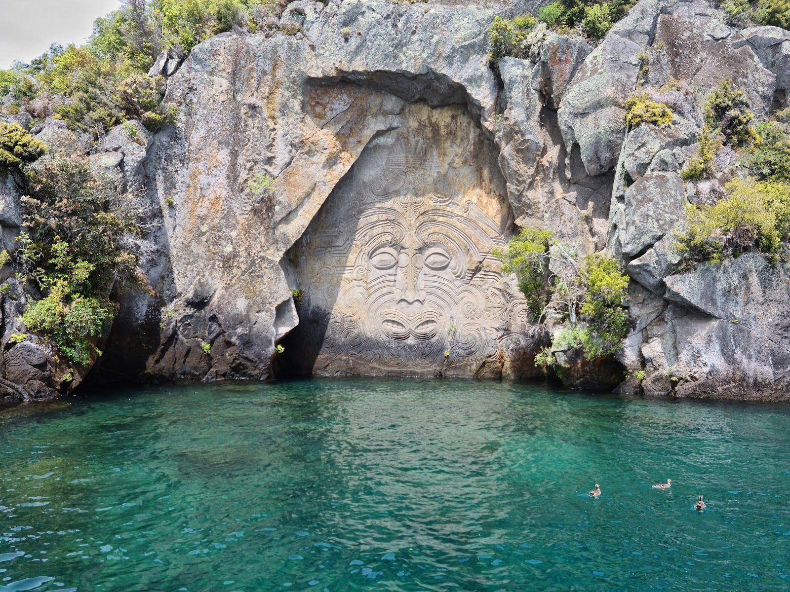 Ngātoroirangi Mine Bay Māori Rock Carvings