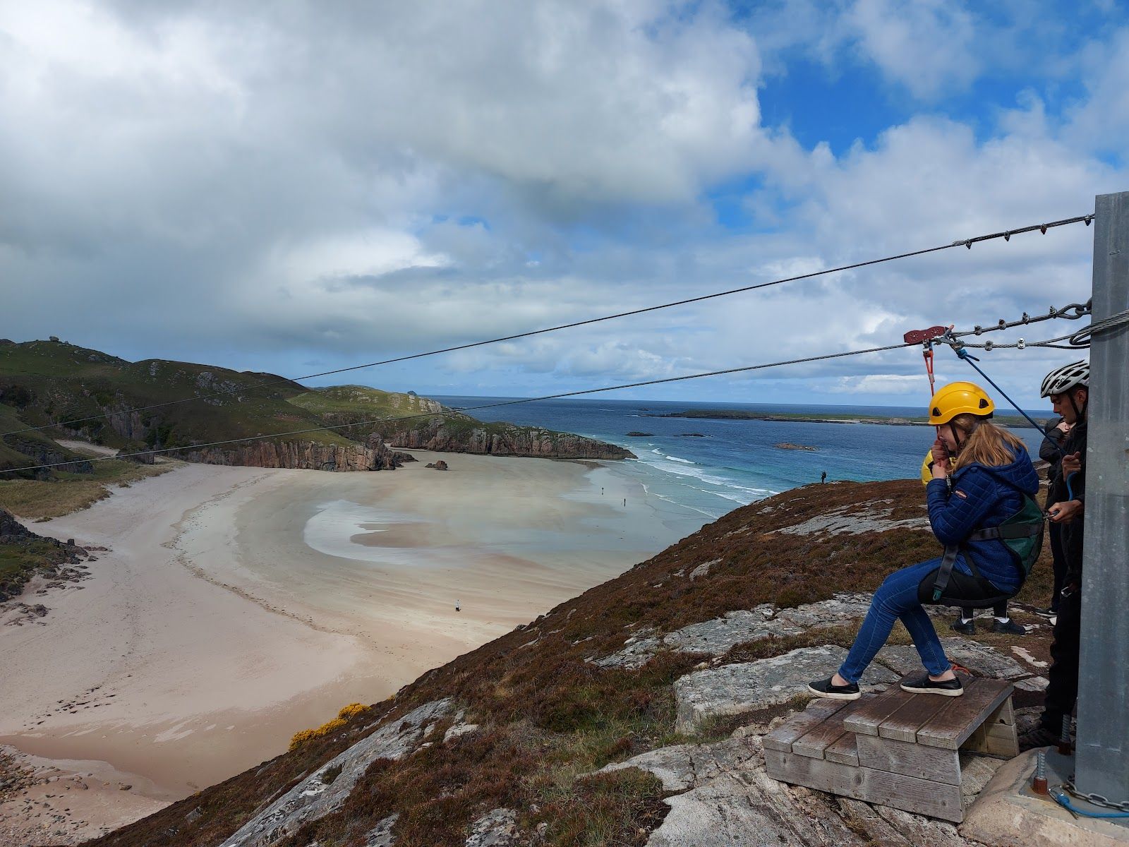 Golden Eagle Zip Line in Durness