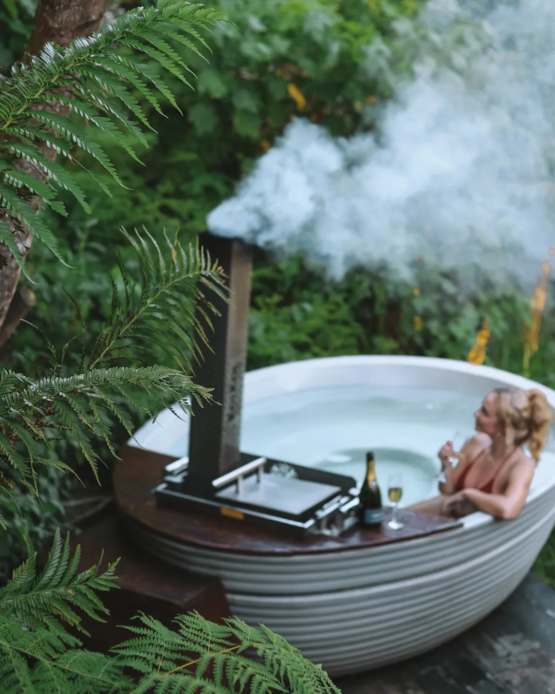 Secluded forest nature retreat