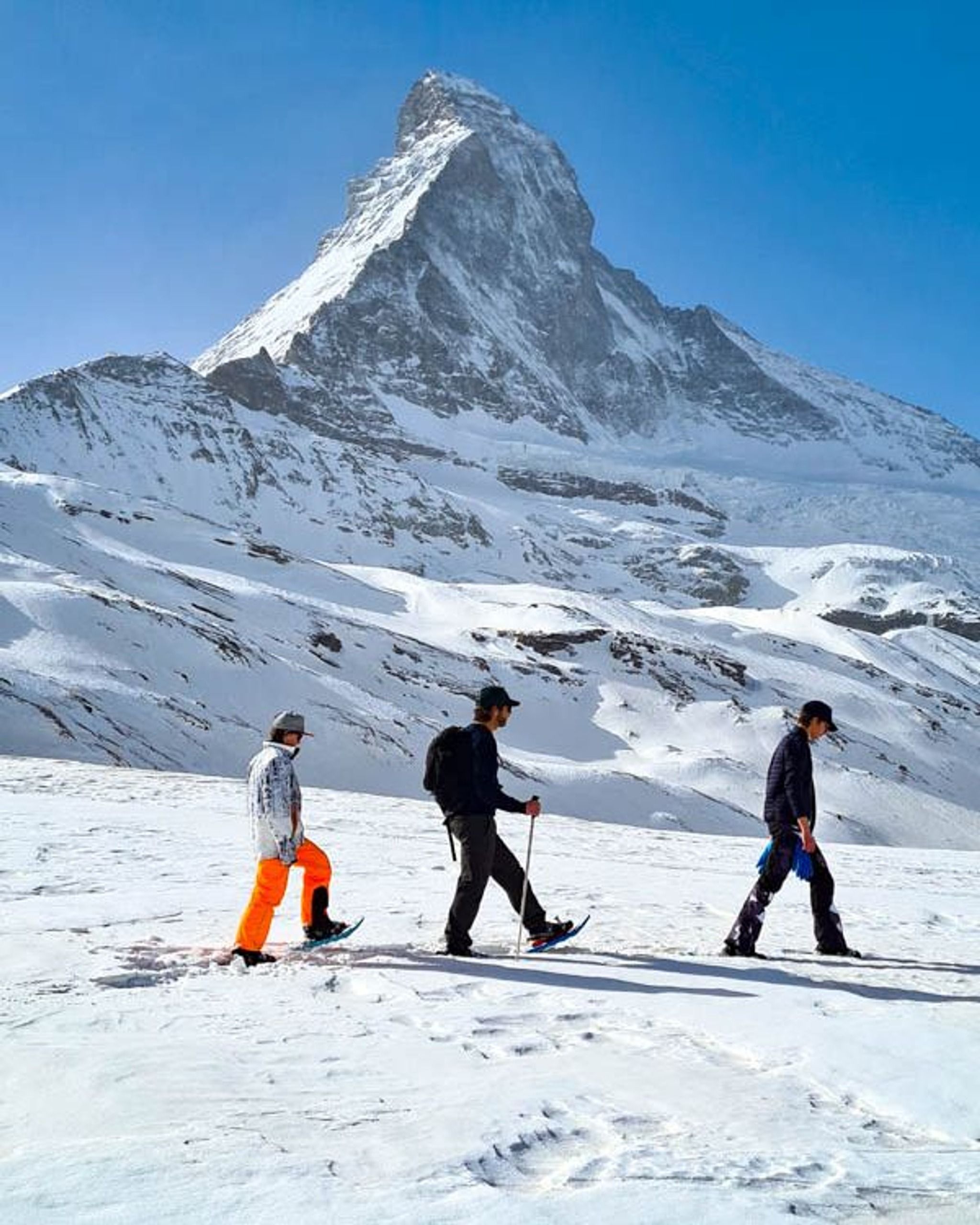 Zermatt Snowshoe Trail • Matterhorn North Face