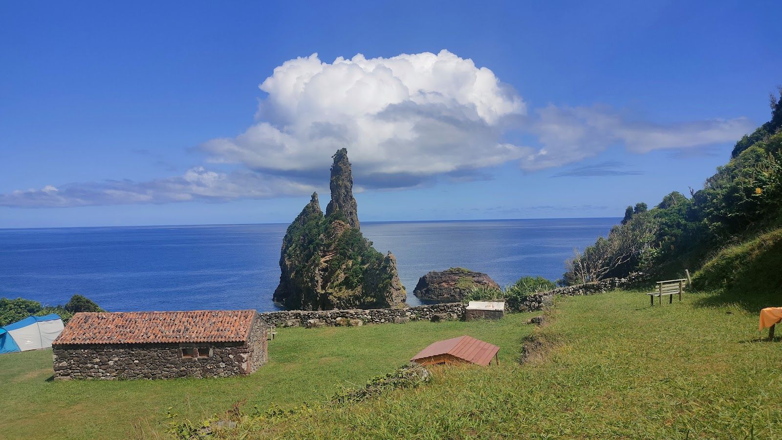 Alagoa Camping site - Ilha das Flores, Azores, Portugal - Rexby