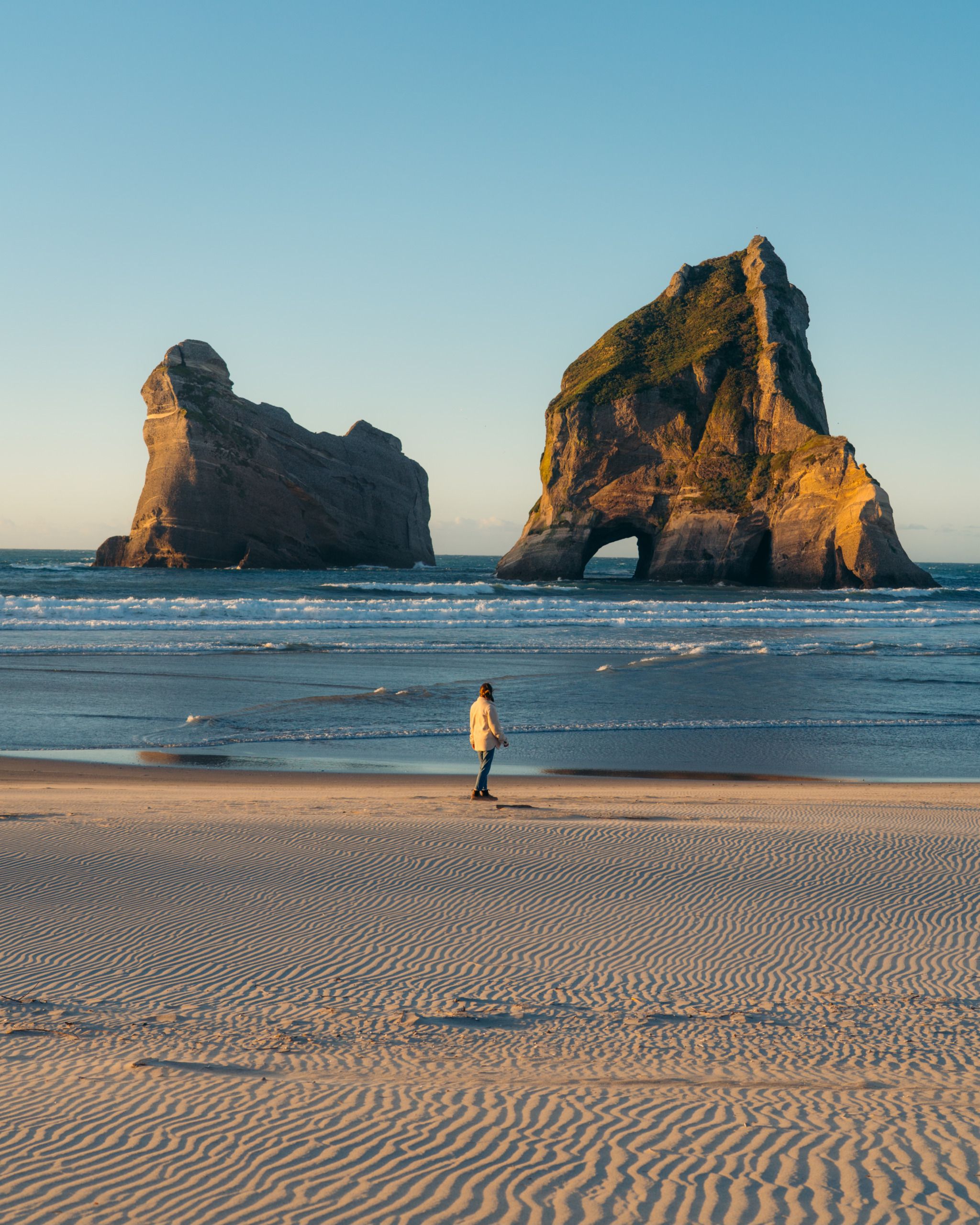 Wharariki Beach