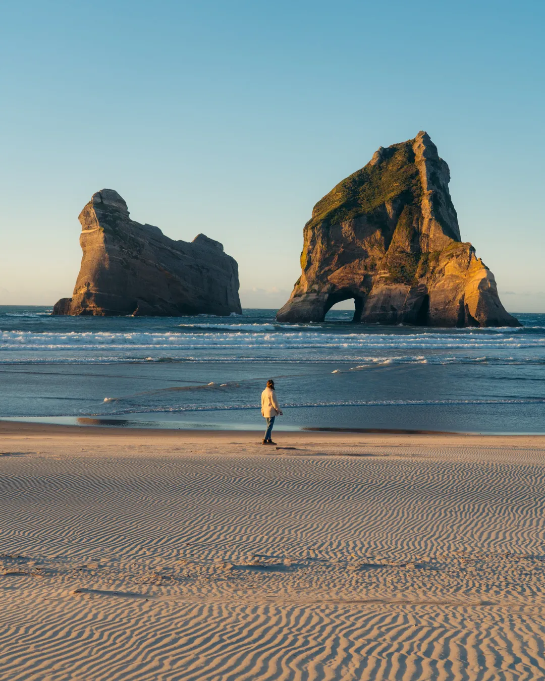 Wharariki Beach