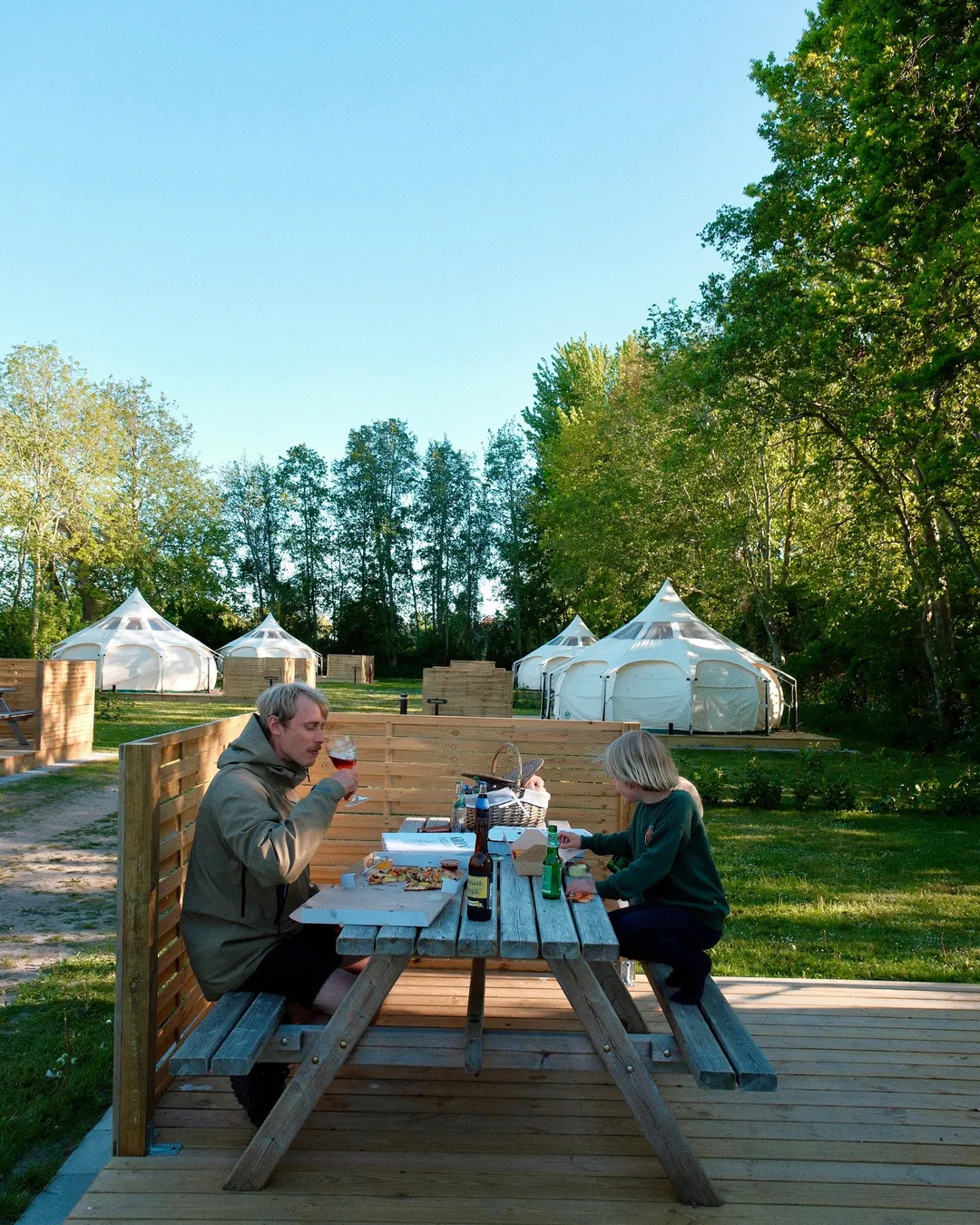 Glamping på Endelave 