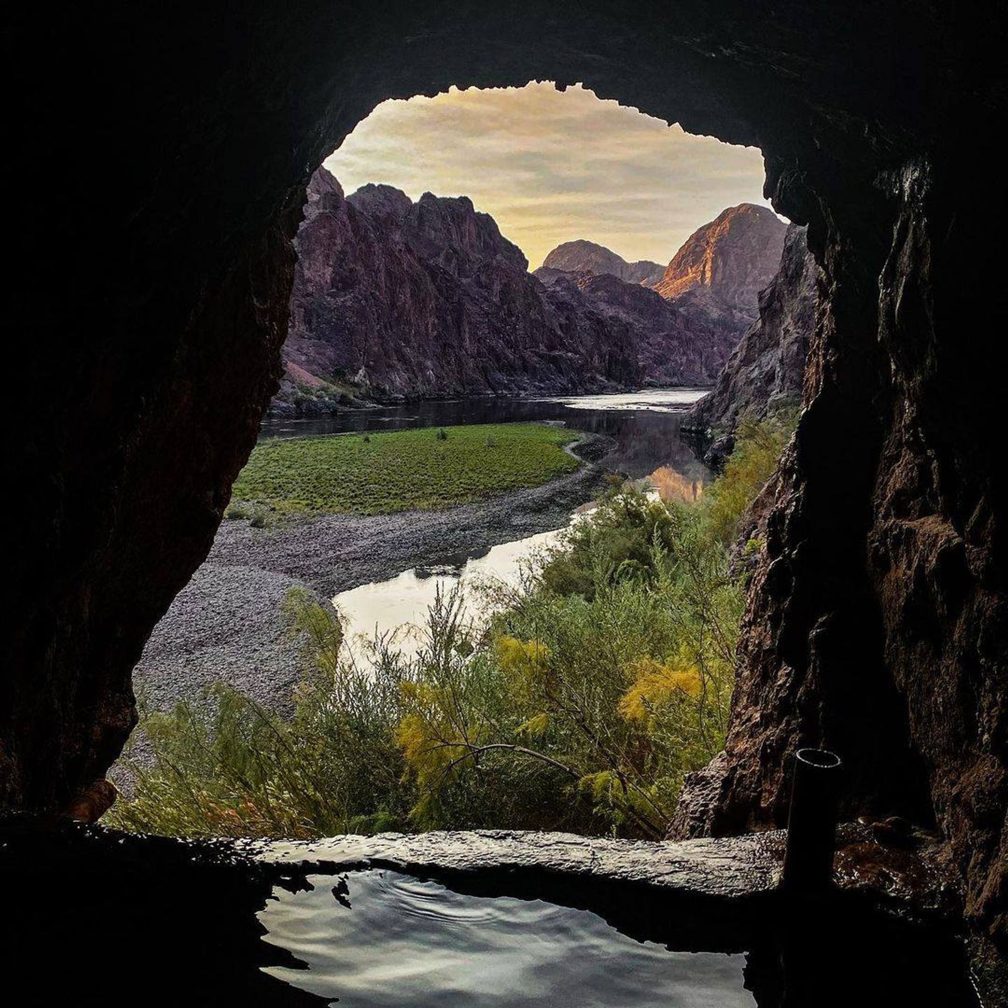 Sauna Cave Hot Spring