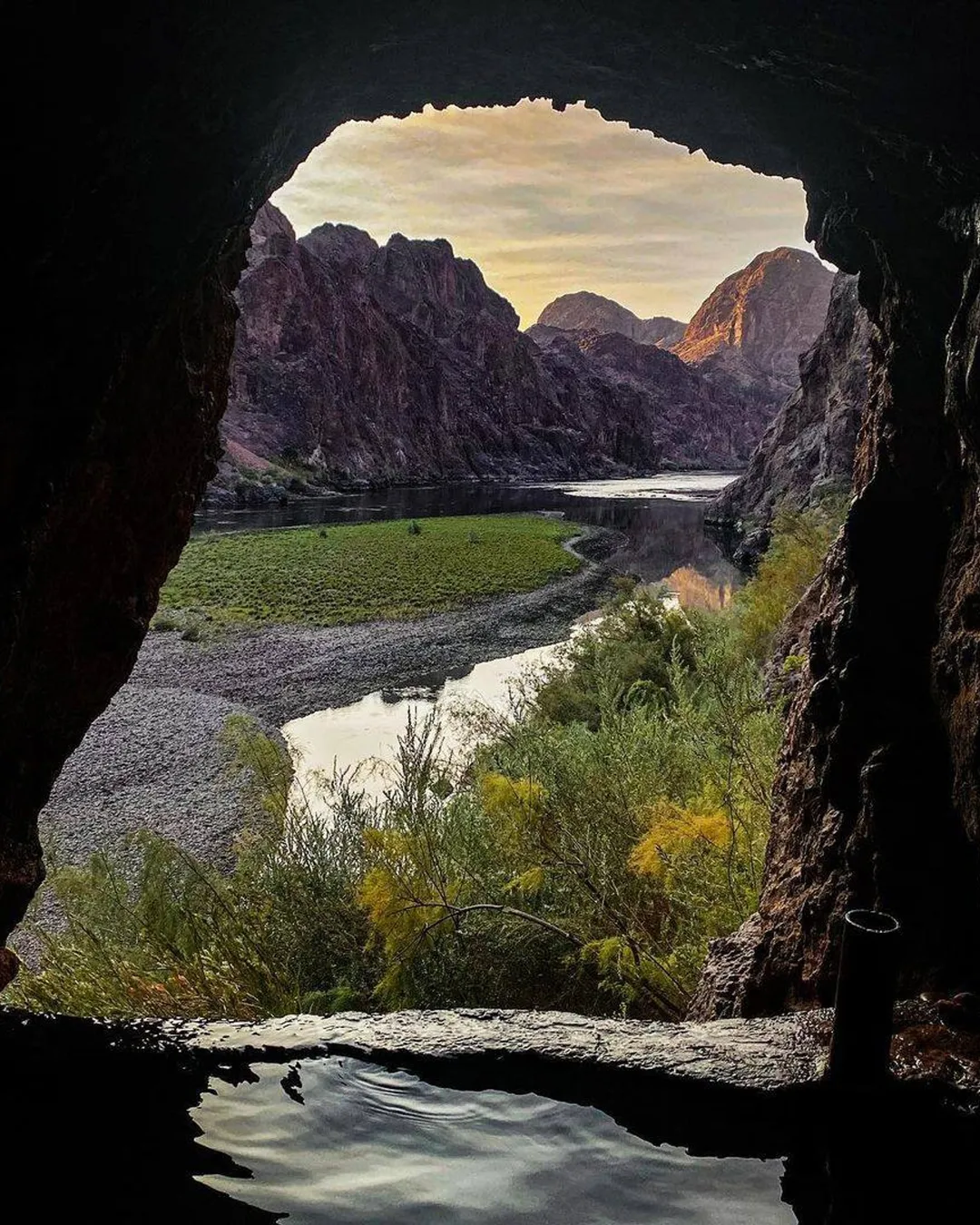 Sauna Cave Hot Spring
