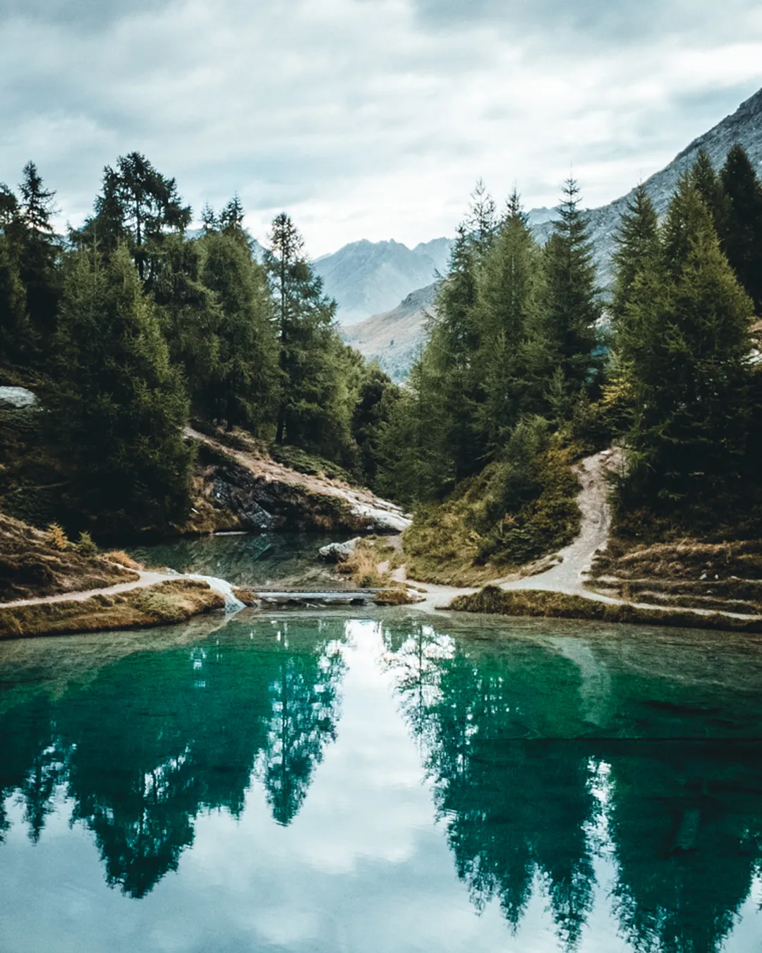 Lac Bleu, Arolla