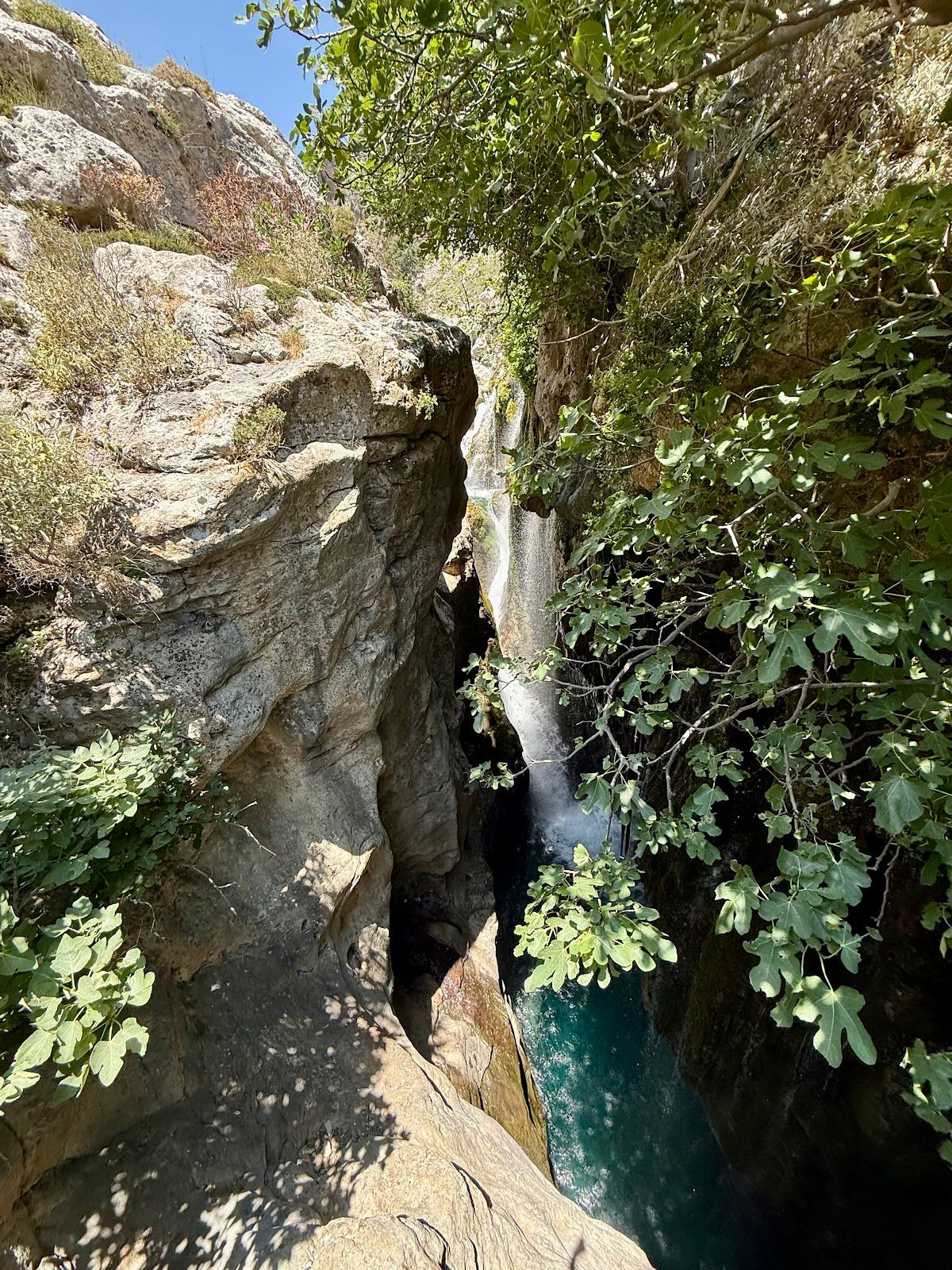 Kourtaliotiko Gorge waterfall