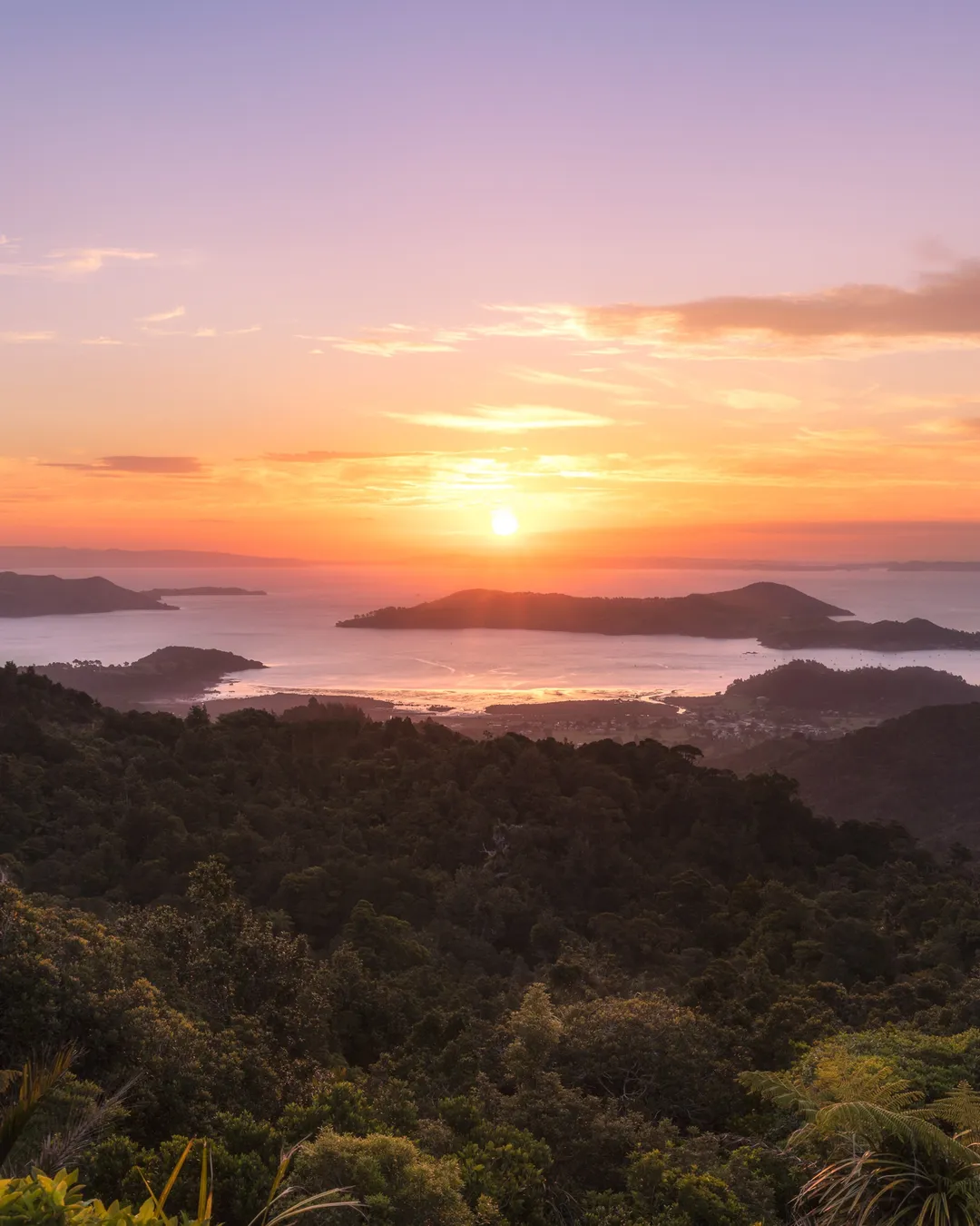 Tokatea Hill lookout car park Coromandel