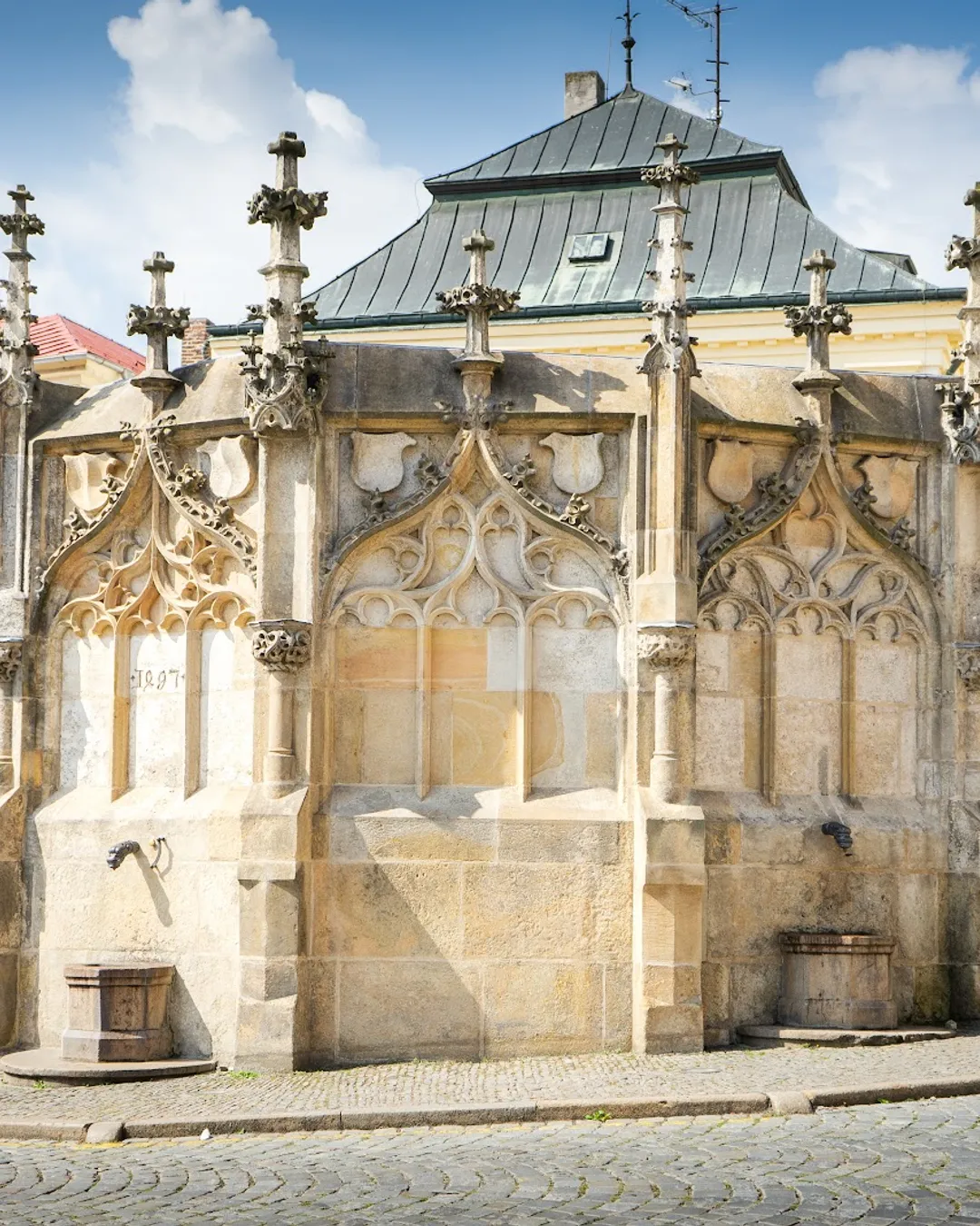 Stone Fountain in Kutna Hora