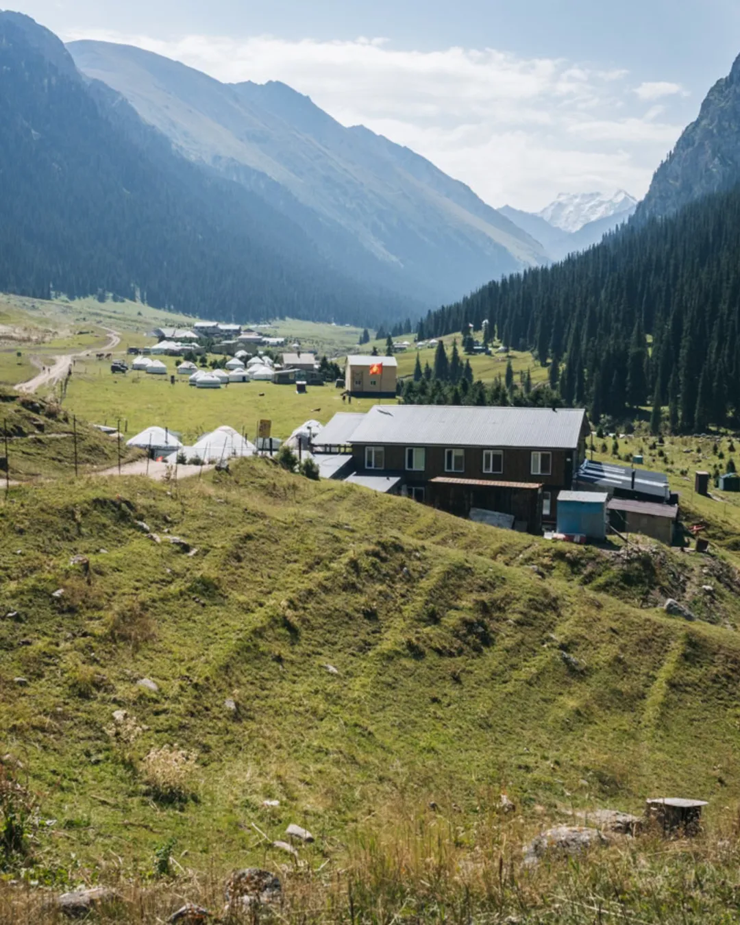 Hot springs at Altyn Arashan