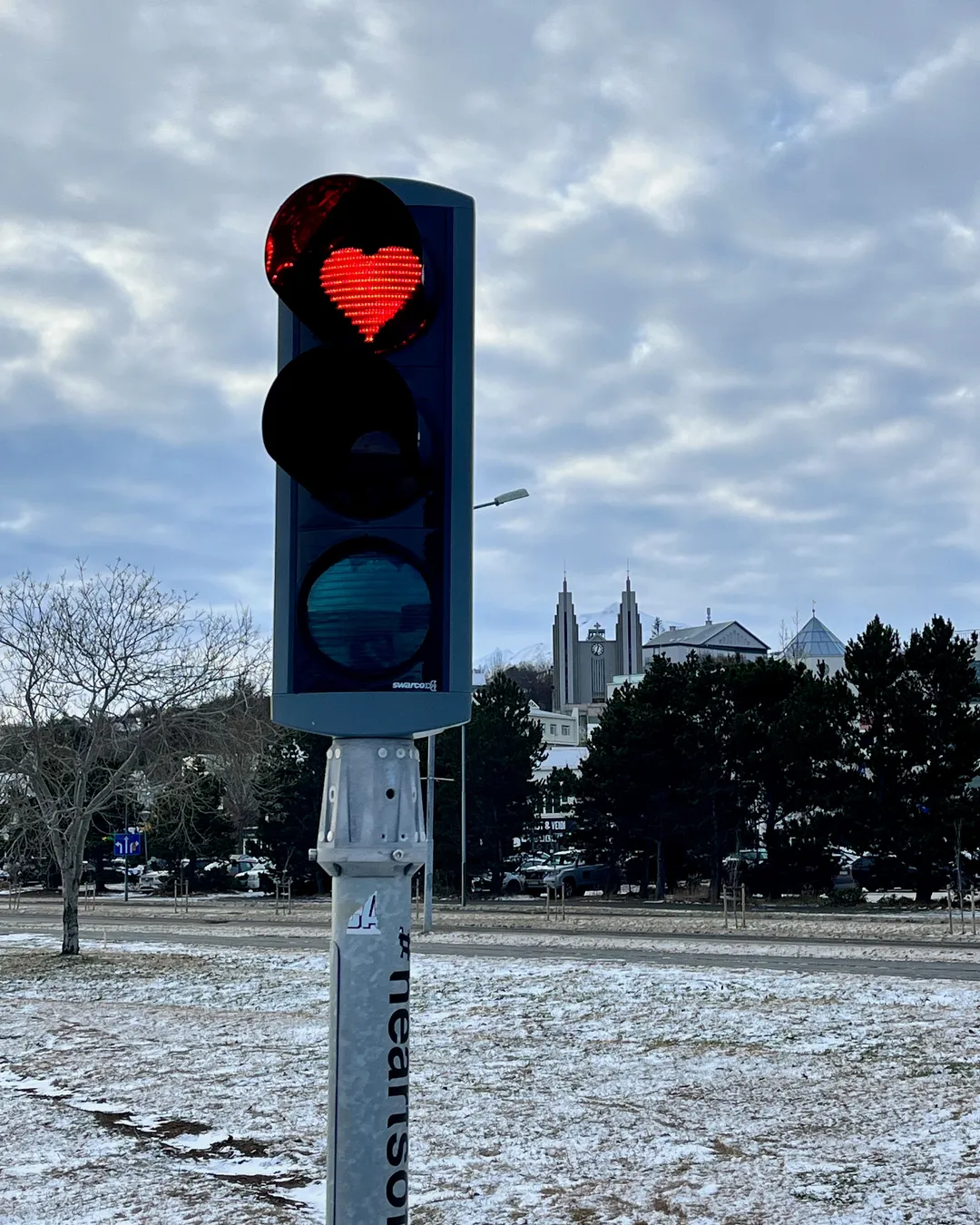 Hearts of Akureyri Traffic Light