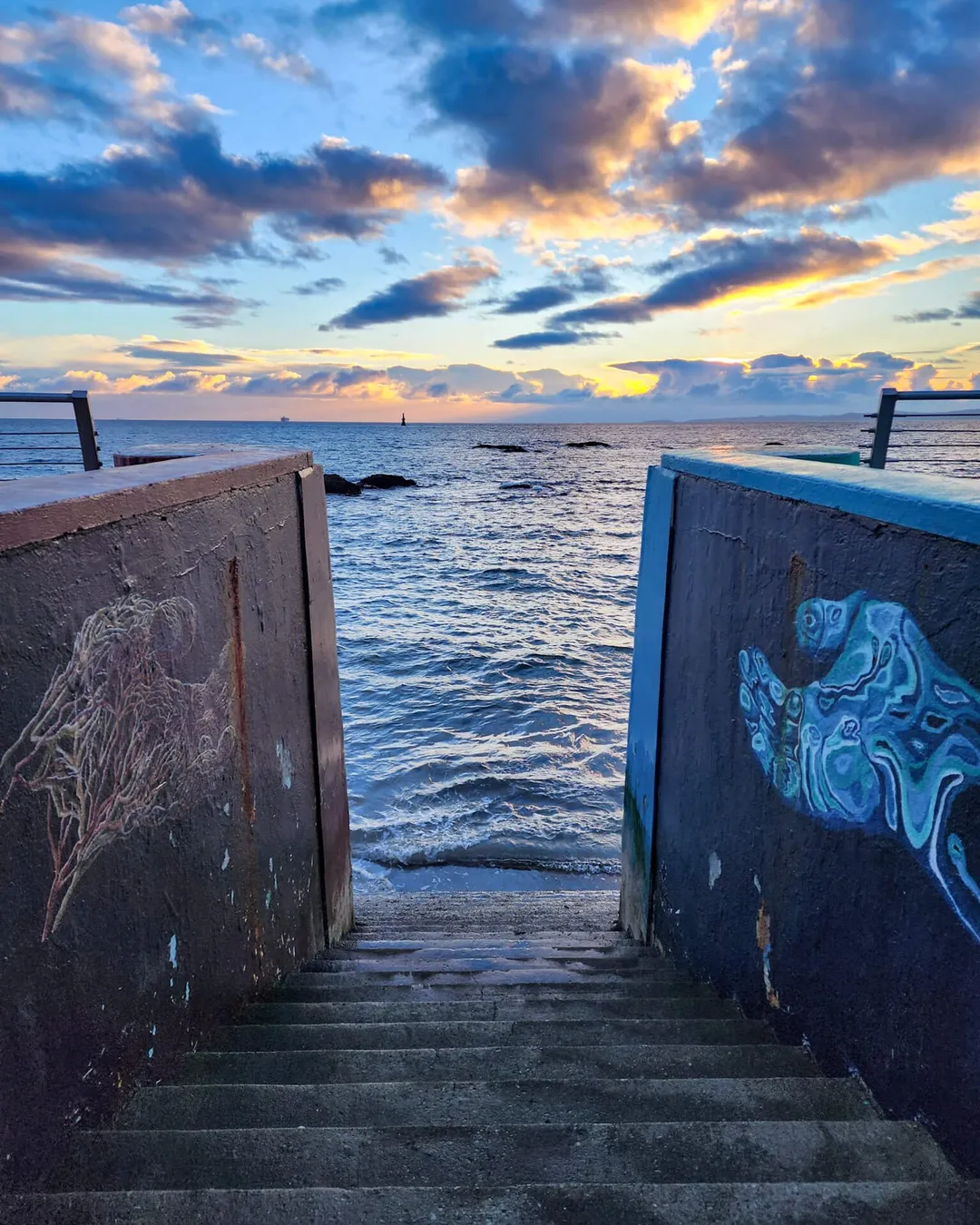 Dallas Road Stairs to the Sea