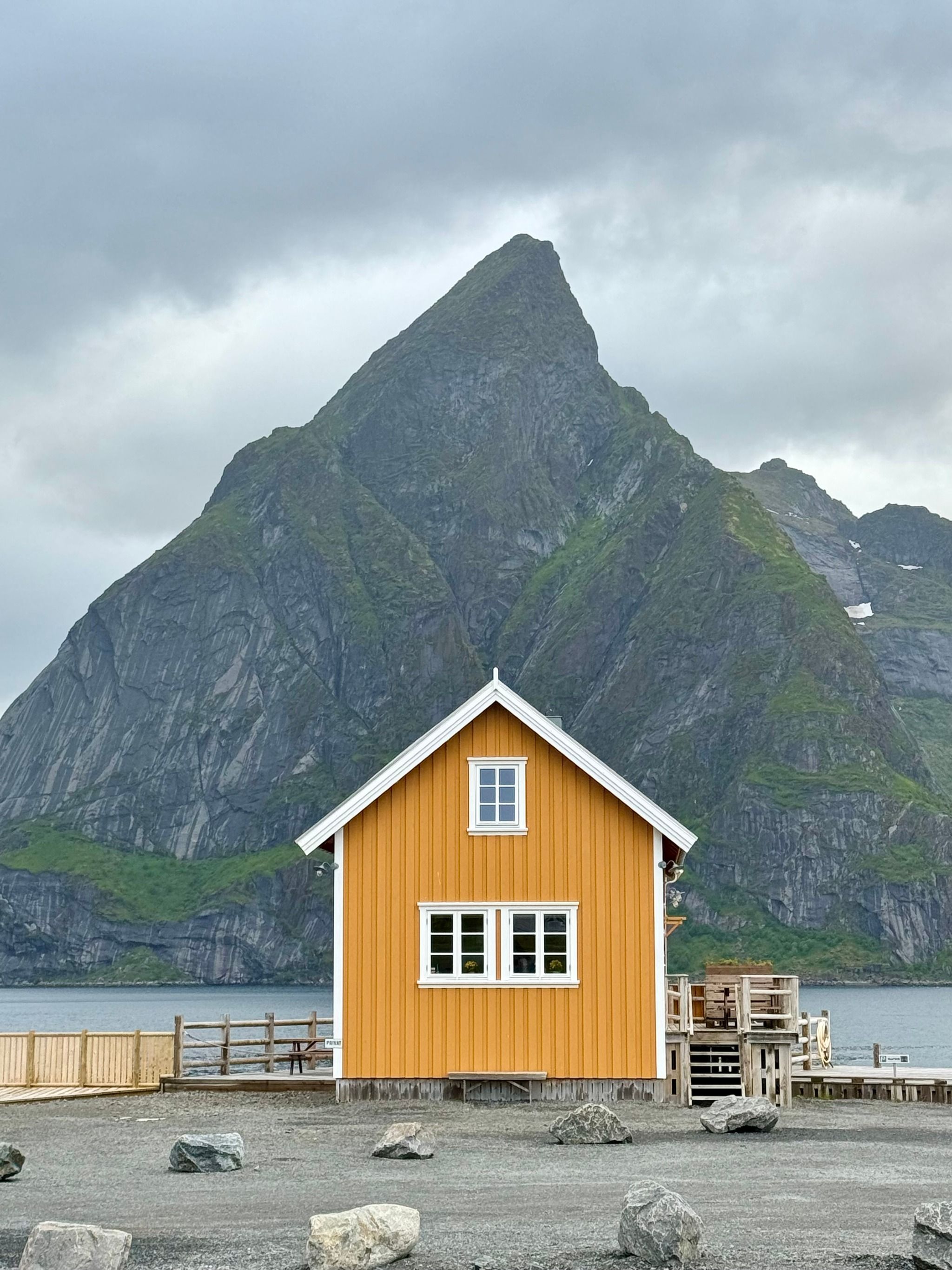 The Yellow House on Sakrisøy
