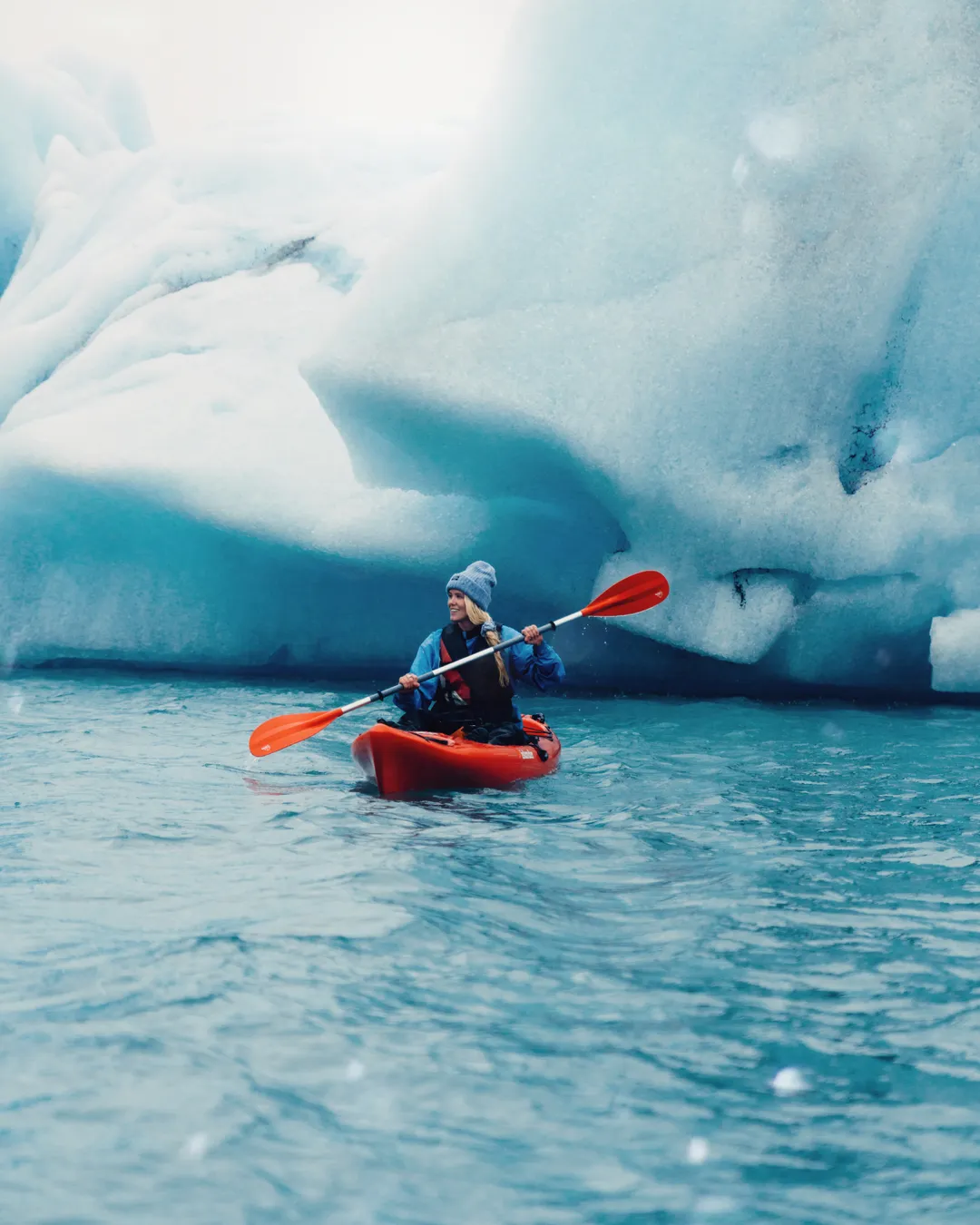 Kayak - Jökulsárlon Glacier Lagoon