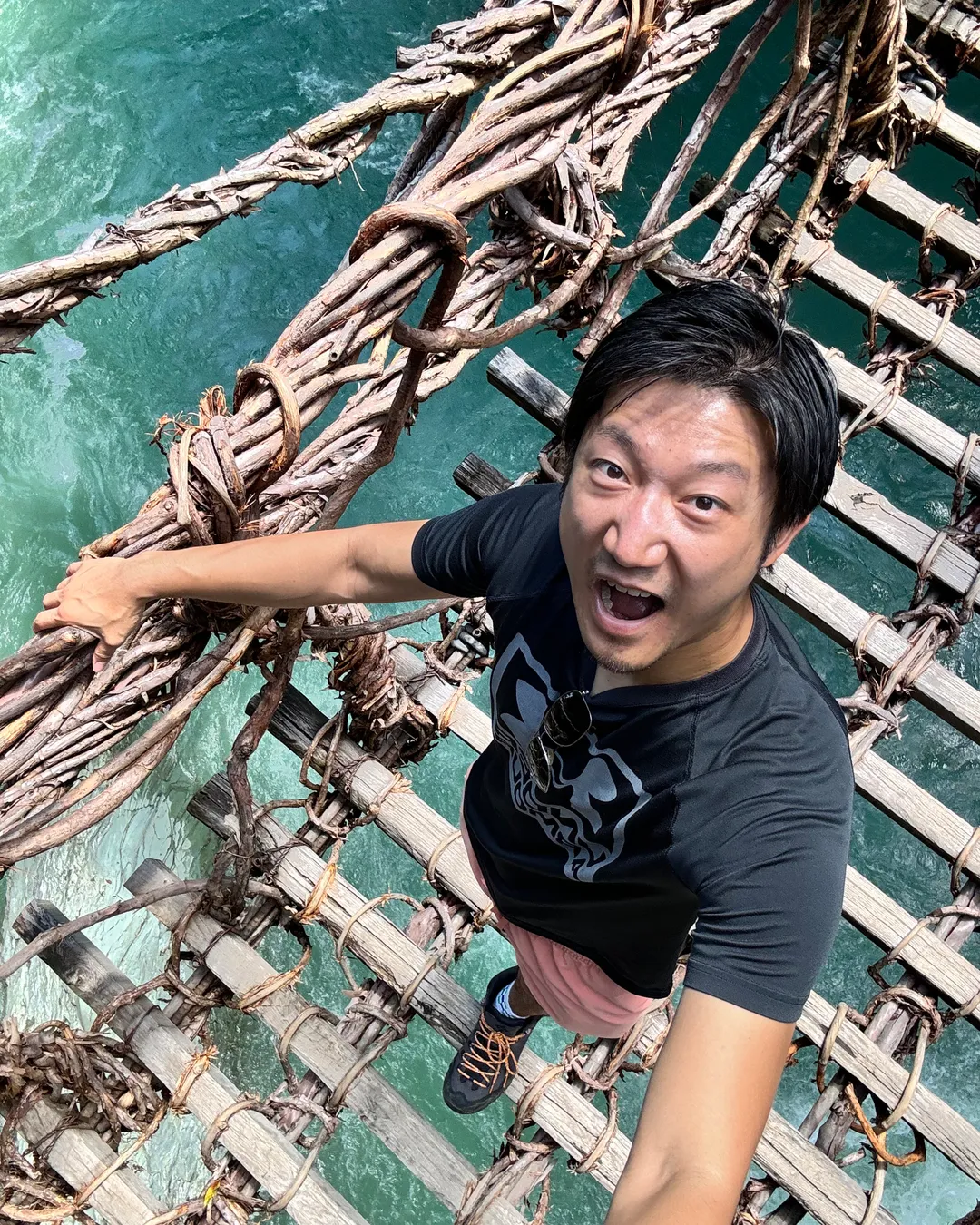 Vine Bridge in the Iya Valley