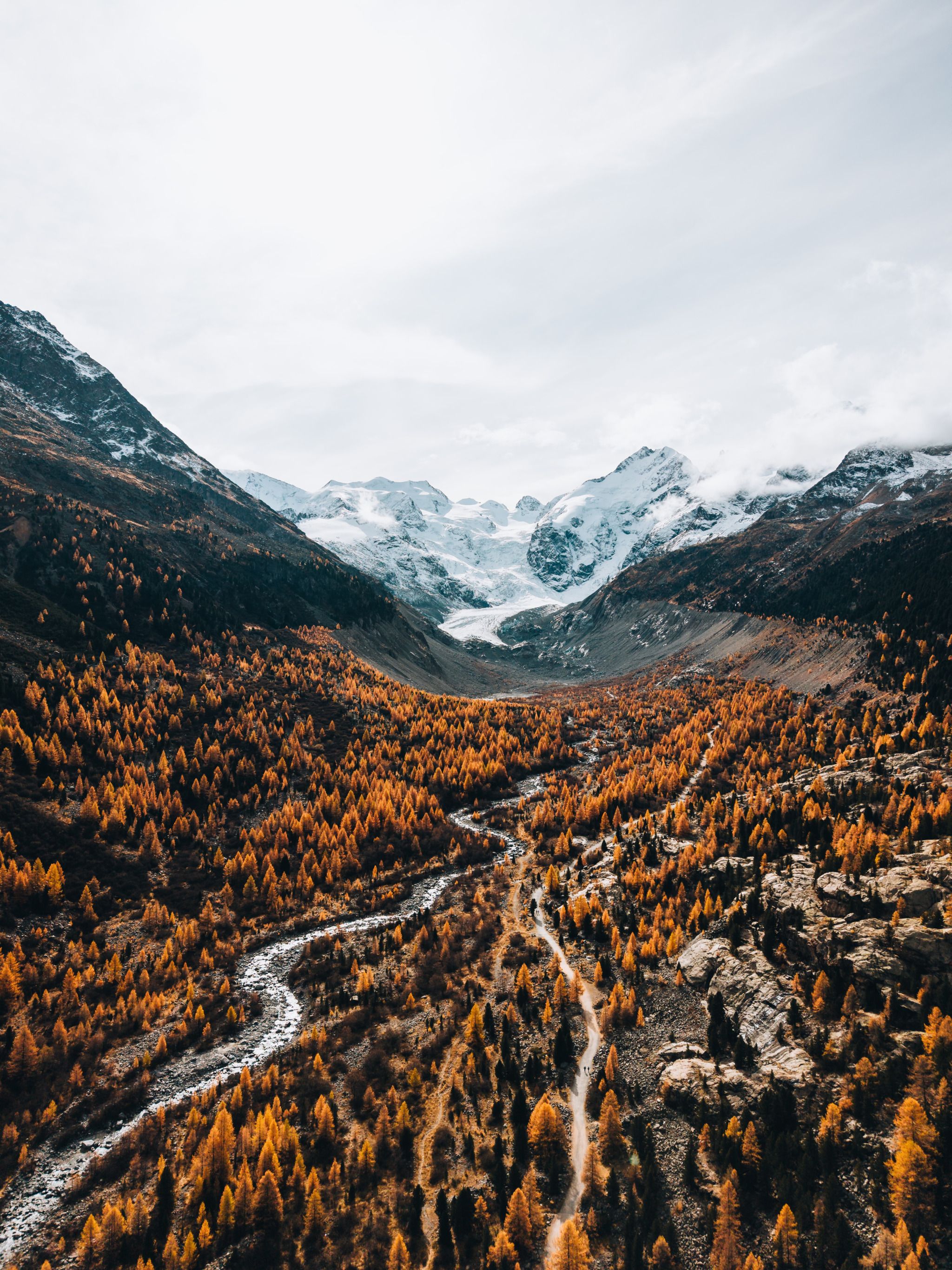 Morteratsch Glacier Valley