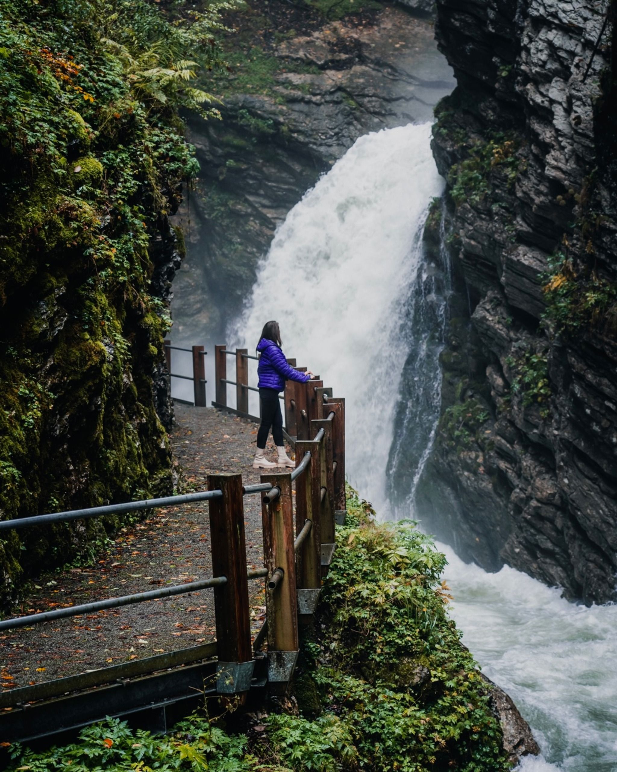 Thur waterfalls (accessible from Unterwasser village)