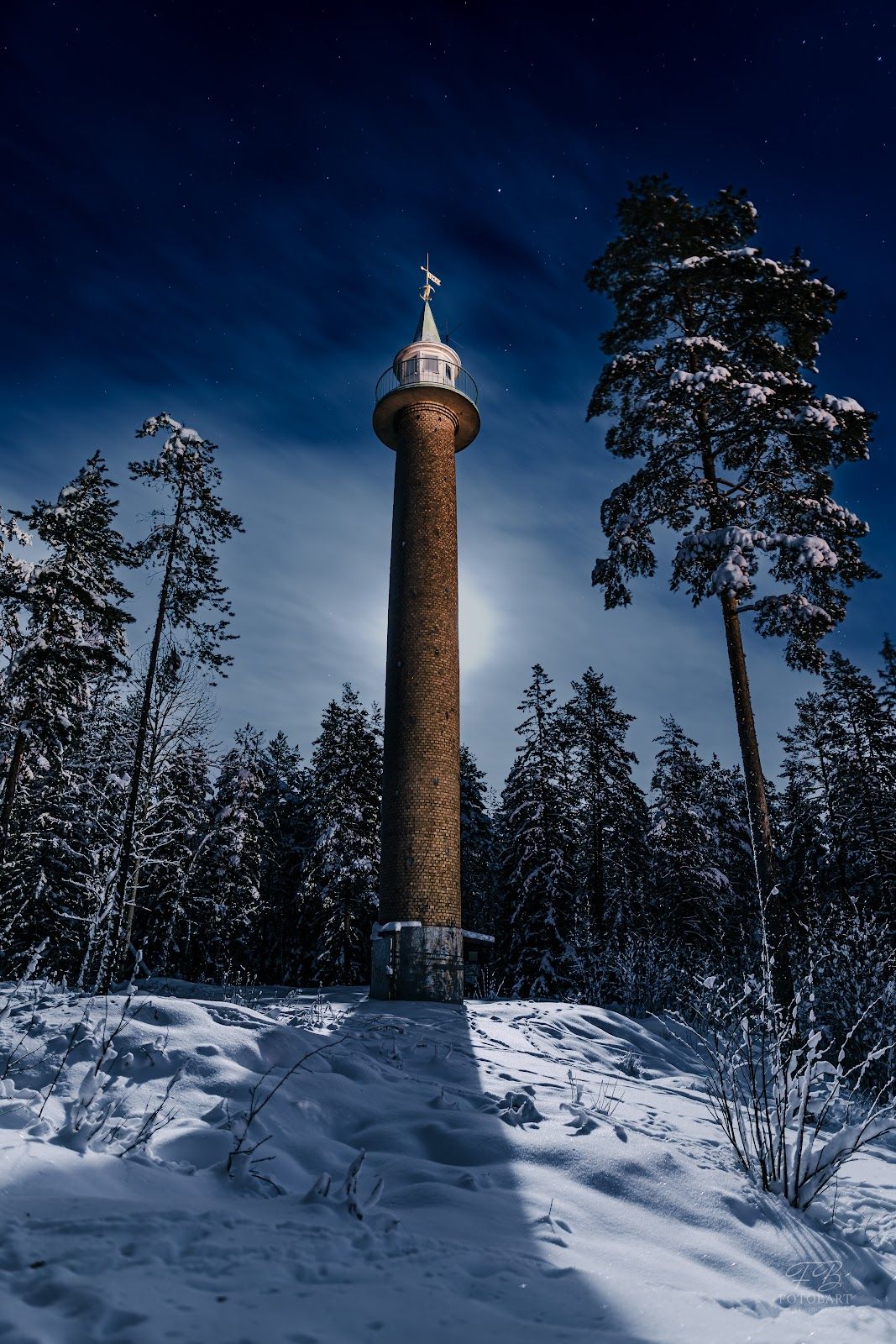 Old aerial observation tower