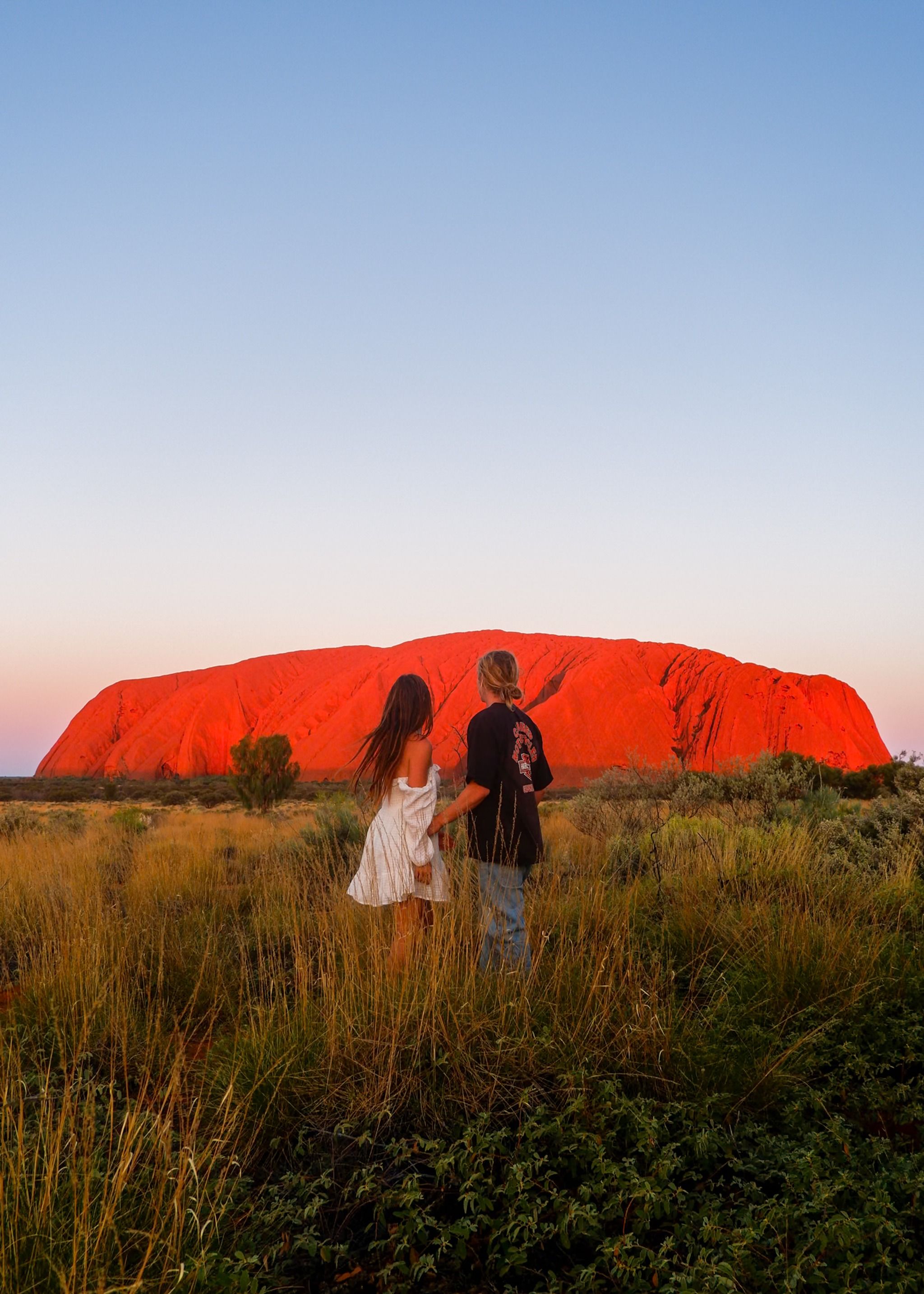 Sunset Viewing Spot at Uluru