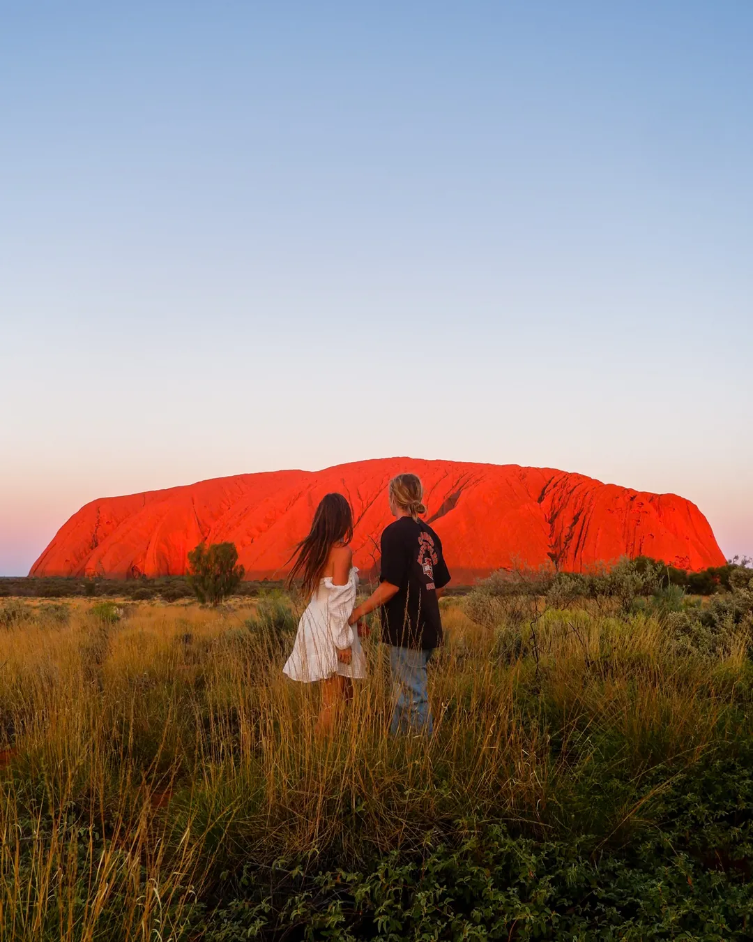 Sunset Viewing Spot at Uluru