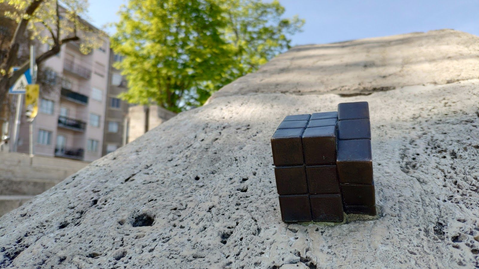 Rubik's Cube mini statue by Kolodko