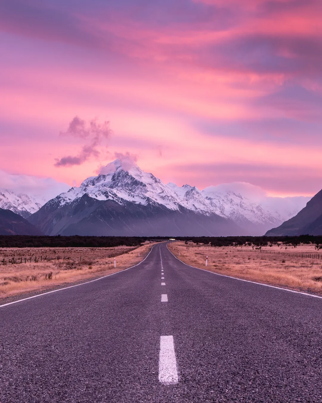 Mount Cook Road View