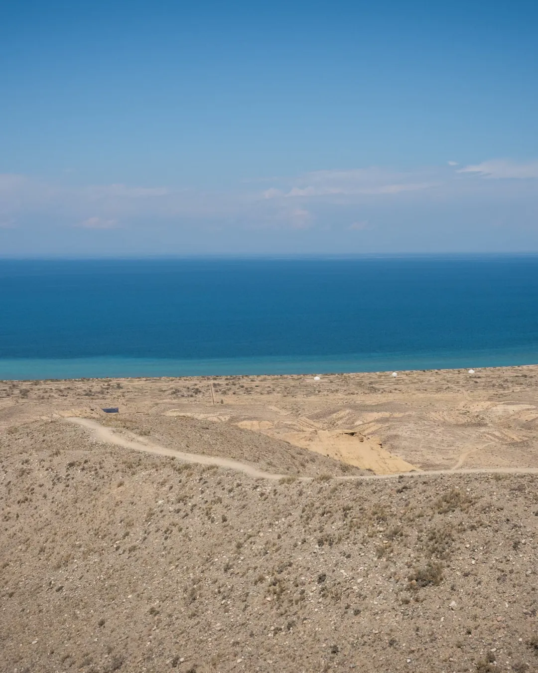 Largest lake in Kyrgyzstan