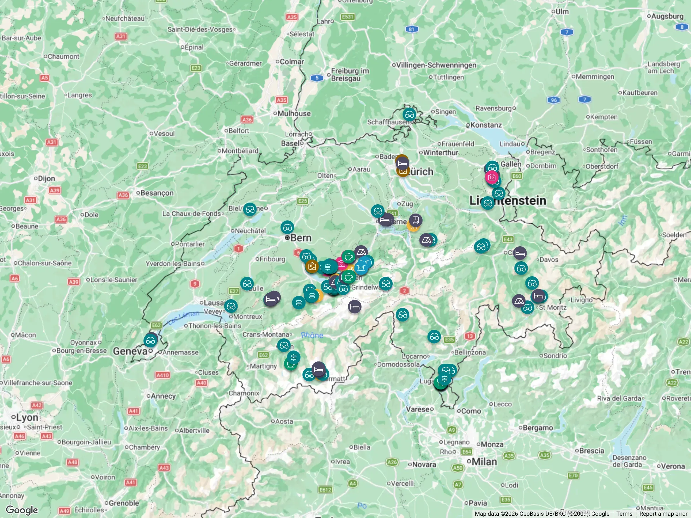 BEST Guide to Switzerland by Laura - Switzerland Travel Map - Rexby